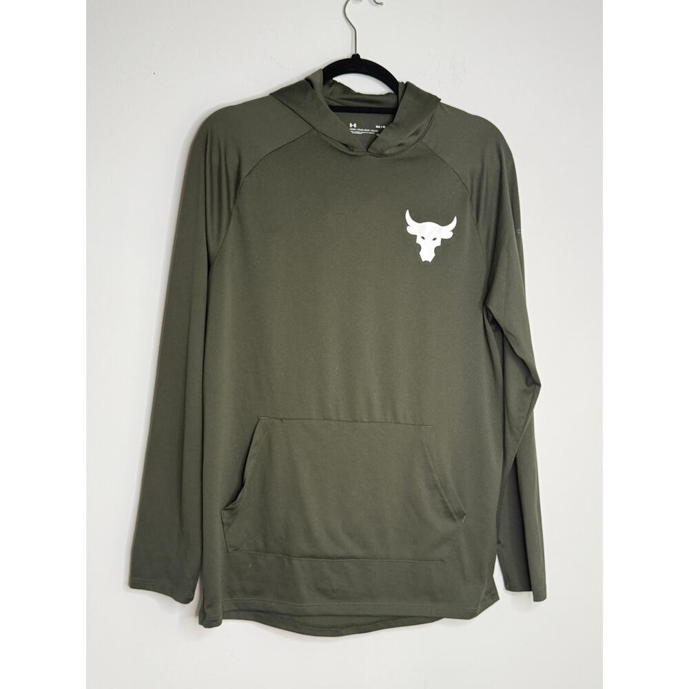 Under Armour Green Rock Project Heat Gear Loose Lightweight Hoodie Mens M